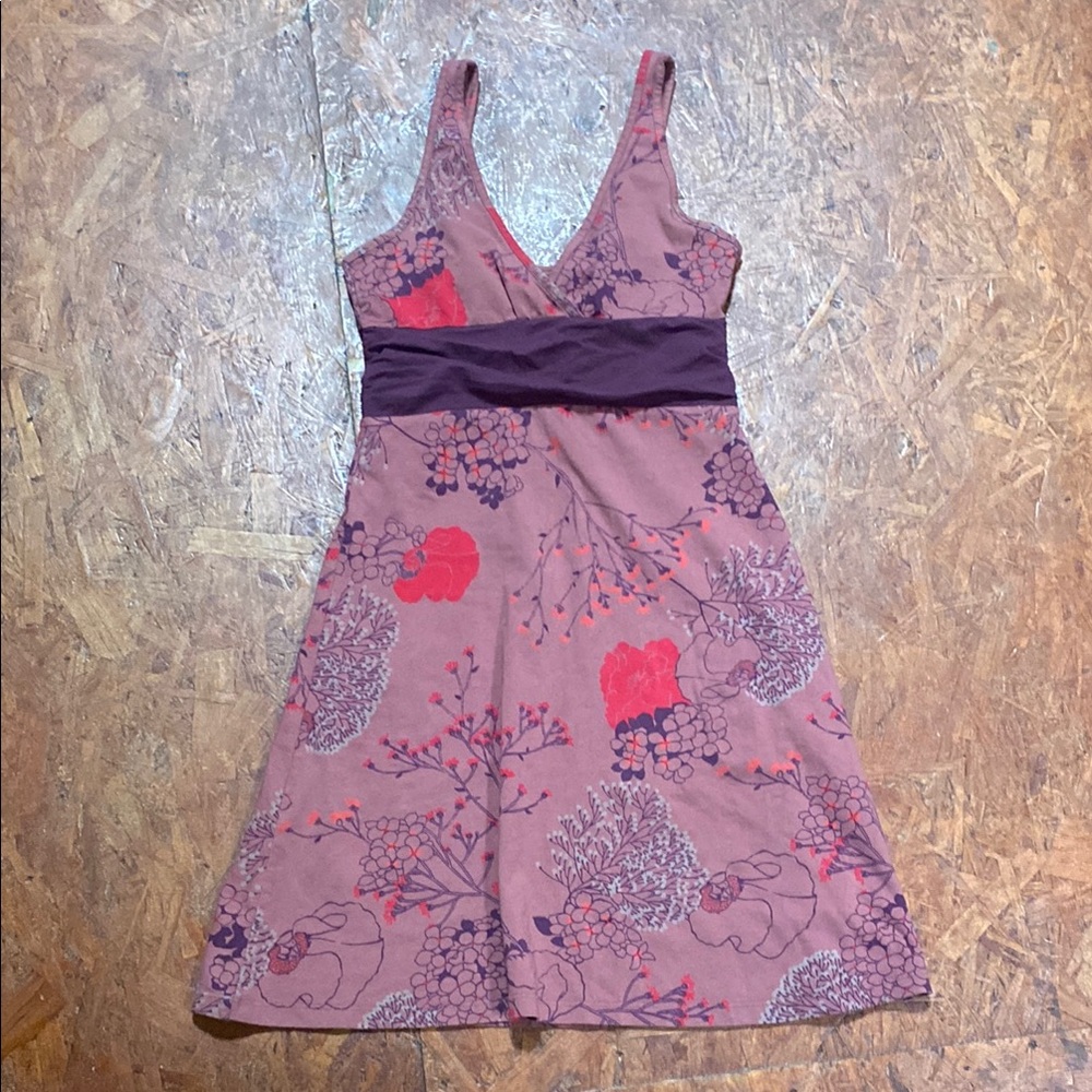 Patagonia Organic Cotton Dress in Pink and Purple